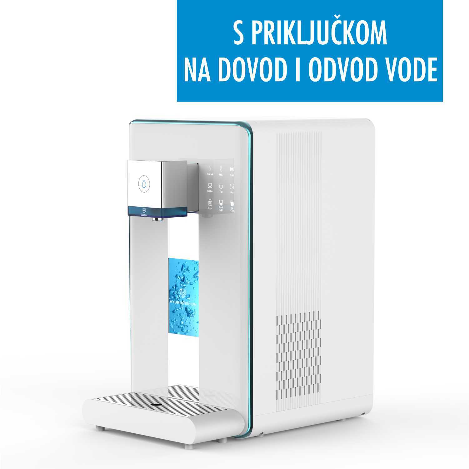 Yasna, uređaj za reverznu osmozu i hidrogenizaciju vode s priključkom za vodu